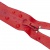 Молния водонепроницаемая PVC Т-7, 20 см, неразъемная, цвет (820)-красный - купить в Нальчике. Цена: 21.56 руб.