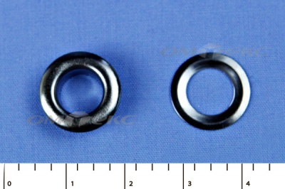 Люверсы металлические, блочка/кольцо, №5 (8 мм) упак.1000 шт- цв.никель - купить в Нальчике. Цена: 392 руб.