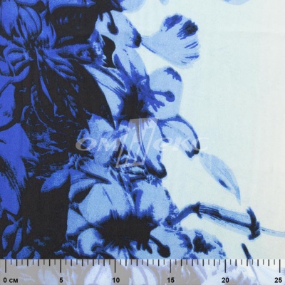 Плательная ткань "Фламенко" 19.1, 80 гр/м2, шир.150 см, принт растительный - купить в Нальчике. Цена 241.49 руб.