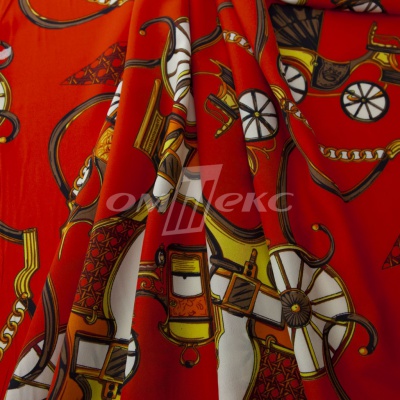 Плательная ткань "Фламенко" 16.1, 80 гр/м2, шир.150 см, принт этнический - купить в Нальчике. Цена 241.49 руб.