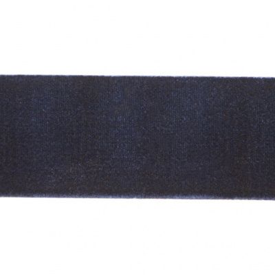 Лента бархатная нейлон, шир.25 мм, (упак. 45,7м), цв.180-т.синий - купить в Нальчике. Цена: 800.84 руб.