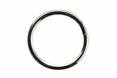 Кольцо металлическое d-32 мм, цв.-никель - купить в Нальчике. Цена: 3.54 руб.
