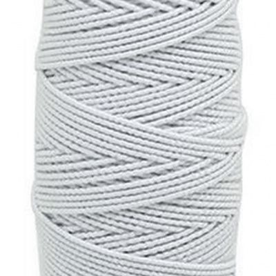 Нитка - резинка Спандекс 25 м (уп-10шт)-белые - купить в Нальчике. Цена: 35.65 руб.