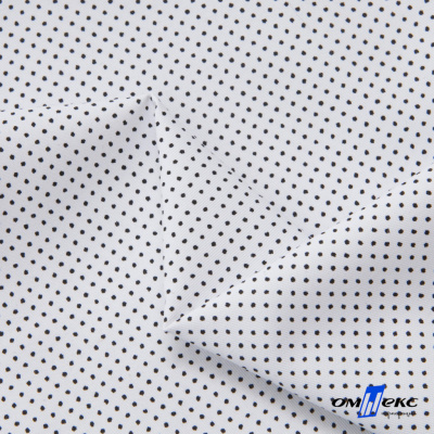 Ткань сорочечная Этна, 120 г/м2, 58% пэ,42% хл, (арт.112) принтованная, шир.150 см, горох - купить в Нальчике. Цена 356.25 руб.