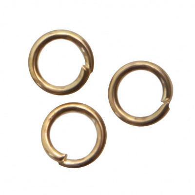 Кольцо  соединительное для бижутерии 4 мм, цв.-золото - купить в Нальчике. Цена: 0.41 руб.