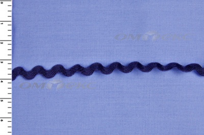 Тесьма плетеная "Вьюнчик"/т.синий - купить в Нальчике. Цена: 48.03 руб.