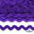 Тесьма вьюнчик 0381-0080, 8 мм/упак.33+/-1м, цвет 9530-фиолетовый - купить в Нальчике. Цена: 107.26 руб.