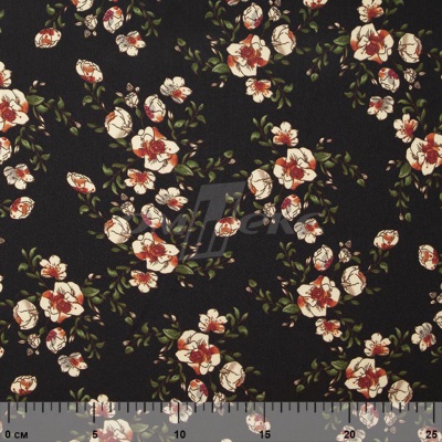 Плательная ткань "Фламенко" 3.1, 80 гр/м2, шир.150 см, принт растительный - купить в Нальчике. Цена 239.03 руб.
