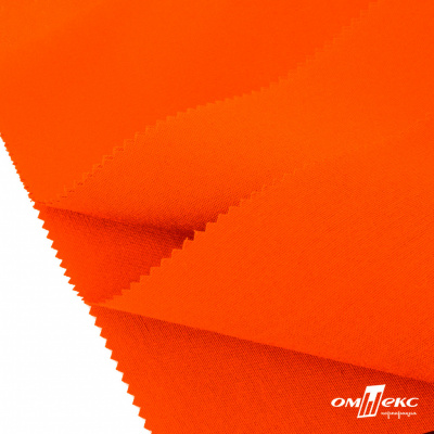 Ткань смесовая для спецодежды "Униформ" 17-1350, 200 гр/м2, шир.150 см, цвет люм.оранжевый - купить в Нальчике. Цена 140.14 руб.