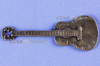 Декоративный элемент для творчества из металла "Гитара"  - купить в Нальчике. Цена: 19.99 руб.