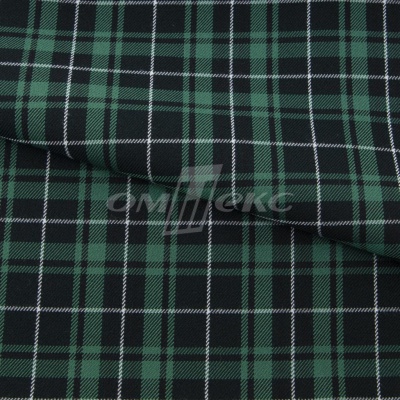 Ткань костюмная Клетка 25577, т.зеленый/зеленый./ч/бел, 230 г/м2, шир.150 см - купить в Нальчике. Цена 539.74 руб.