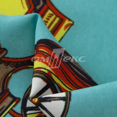 Плательная ткань "Фламенко" 16.2, 80 гр/м2, шир.150 см, принт этнический - купить в Нальчике. Цена 241.49 руб.