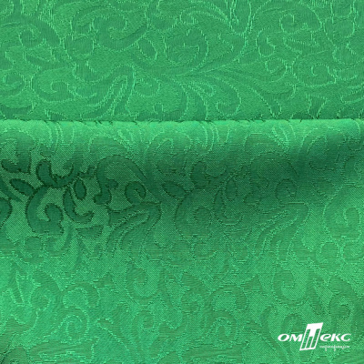 Ткань жаккард королевский, 100% полиэстр 180 г/м 2, шир.150 см, цв-зеленый - купить в Нальчике. Цена 293.39 руб.