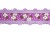 Тесьма декоративная 0385-6169, шир. 25 мм/уп. 22,8+/-1 м, цвет 01-фиолетовый - купить в Нальчике. Цена: 391.39 руб.