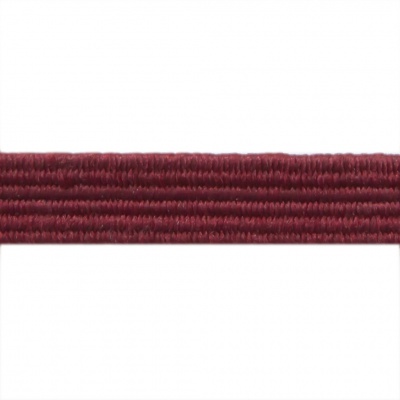 Резиновые нити с текстильным покрытием, шир. 6 мм ( упак.30 м/уп), цв.- 88-бордо - купить в Нальчике. Цена: 155.22 руб.