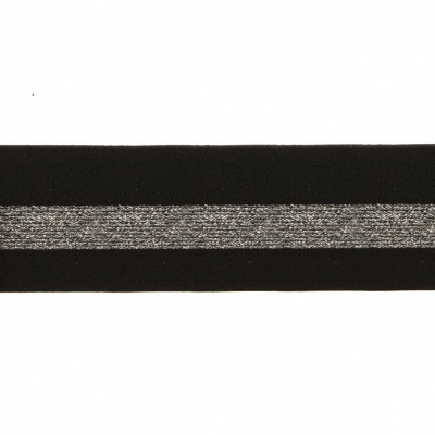 #2/6-Лента эластичная вязаная с рисунком шир.52 мм (45,7+/-0,5 м/бобина) - купить в Нальчике. Цена: 69.33 руб.