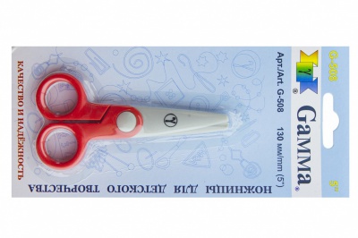 Ножницы G-508 детские 130 мм - купить в Нальчике. Цена: 118.32 руб.