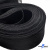 Регилиновая лента мягкая, пластик, шир.40мм, (уп.22+/-0,5м), цв.- черный - купить в Нальчике. Цена: 294 руб.