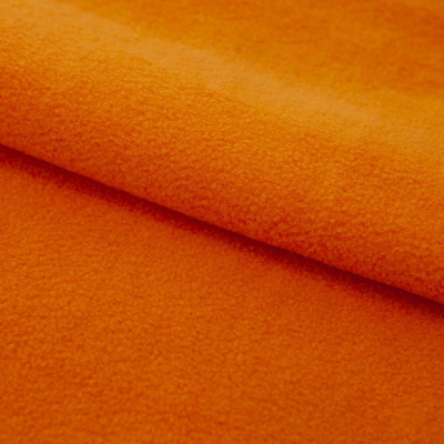 Флис DTY 16-1358, 250 г/м2, шир. 150 см, цвет оранжевый - купить в Нальчике. Цена 640.46 руб.
