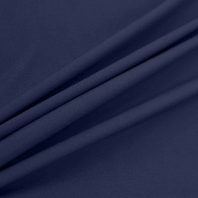 Костюмная ткань с вискозой "Салерно", 210 гр/м2, шир.150см, цвет т.синий/Navy - купить в Нальчике. Цена 446.37 руб.