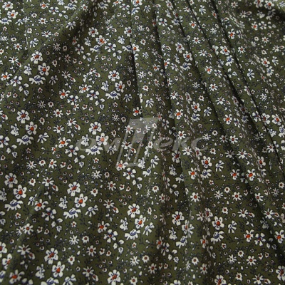 Плательная ткань "Фламенко" 11.2, 80 гр/м2, шир.150 см, принт растительный - купить в Нальчике. Цена 259.21 руб.