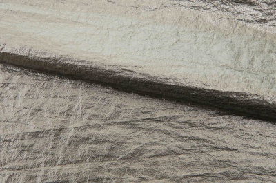 Текстильный материал "Диско"#1805 с покрытием РЕТ, 40гр/м2, 100% полиэстер, цв.6-тем.серебро - купить в Нальчике. Цена 412.36 руб.
