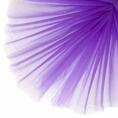Фатин матовый 16-85, 12 гр/м2, шир.300см, цвет фиолетовый - купить в Нальчике. Цена 96.31 руб.