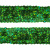 Тесьма с пайетками D4, шир. 20 мм/уп. 25+/-1 м, цвет зелёный - купить в Нальчике. Цена: 778.19 руб.