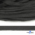 Шнур плетеный d-8 мм плоский, 70% хлопок 30% полиэстер, уп.85+/-1 м, цв.1026-серый - купить в Нальчике. Цена: 735 руб.