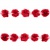 Тесьма плетеная "Рюш", упак. 9,14 м, цвет красный - купить в Нальчике. Цена: 46.82 руб.