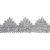 Тесьма металлизированная 0384-0240, шир. 40 мм/уп. 25+/-1 м, цвет серебро - купить в Нальчике. Цена: 490.74 руб.