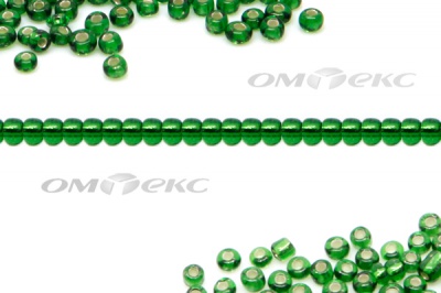 Бисер (SL) 11/0 ( упак.100 гр) цв.27В - зелёный - купить в Нальчике. Цена: 53.34 руб.