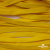 Шнур плетеный (плоский) d-12 мм, (уп.90+/-1м), 100% полиэстер, цв.269 - жёлтый - купить в Нальчике. Цена: 8.62 руб.