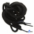 Шнурки #106-09, круглые 130 см, цв.чёрный - купить в Нальчике. Цена: 21.92 руб.