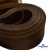Регилиновая лента, шир.65мм, (уп.25 ярд), цв.- коричневый - купить в Нальчике. Цена: 499.43 руб.