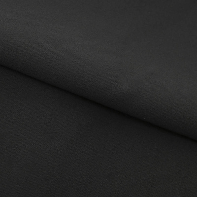 Костюмная ткань "Элис", 200 гр/м2, шир.150см, цвет чёрный - купить в Нальчике. Цена 306.20 руб.