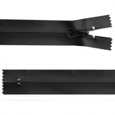 Молния водонепроницаемая PVC Т-7, 20 см, неразъемная, цвет чёрный - купить в Нальчике. Цена: 21.56 руб.