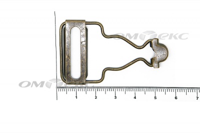 Застежки для комбинезонов металлическая 32 мм Никель (20ШТ)  - купить в Нальчике. Цена: 3.18 руб.