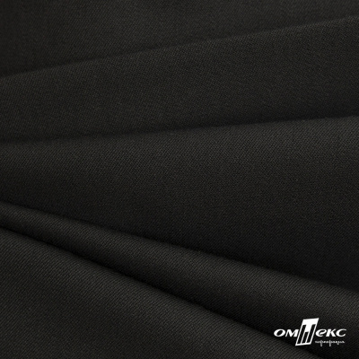 Костюмная ткань с вискозой "Диана", 260 гр/м2, шир.150см, цвет чёрный - купить в Нальчике. Цена 434.07 руб.