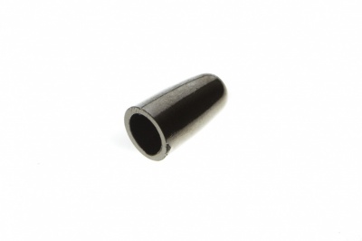 8100-Наконечник пластиковый под металл 15 мм-тем.никель - купить в Нальчике. Цена: 2.48 руб.