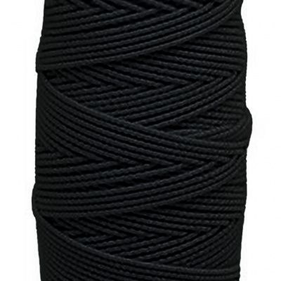 Нитка - резинка Спандекс 25 м (уп-10шт)-чёрные - купить в Нальчике. Цена: 36.02 руб.