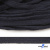 Шнур плетеный d-8 мм плоский, 70% хлопок 30% полиэстер, уп.85+/-1 м, цв.1010-т.синий - купить в Нальчике. Цена: 735 руб.