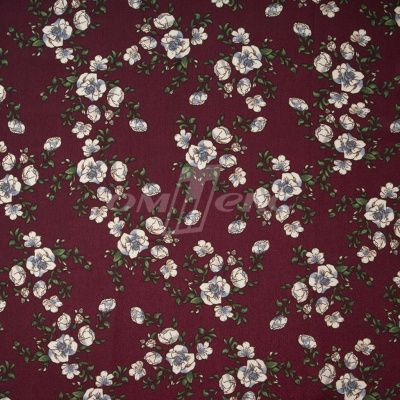 Плательная ткань "Фламенко" 3.3, 80 гр/м2, шир.150 см, принт растительный - купить в Нальчике. Цена 317.46 руб.