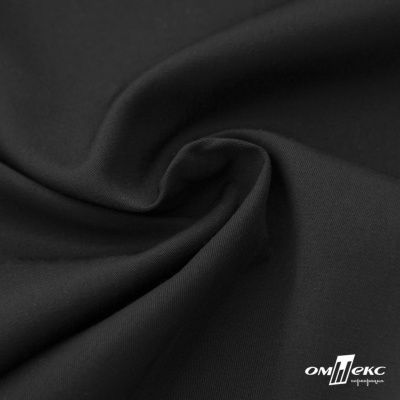 Ткань сорочечная Альто, 115 г/м2, 58% пэ,42% хл, окрашенный, шир.150 см, цв. чёрный  (арт.101) - купить в Нальчике. Цена 273.15 руб.