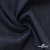 Ткань костюмная "Джинс" с начесом, 320 г/м2, 80% хлопок 20%полиэстер, шир. 160 см, т.синий - купить в Нальчике. Цена 492.24 руб.