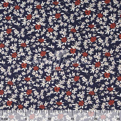 Плательная ткань "Фламенко" 7.2, 80 гр/м2, шир.150 см, принт растительный - купить в Нальчике. Цена 239.03 руб.