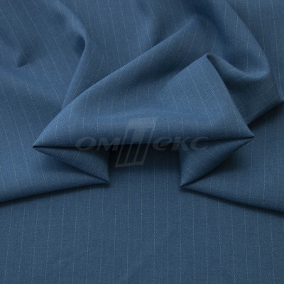 Костюмная ткань "Жаклин", 188 гр/м2, шир. 150 см, цвет серо-голубой - купить в Нальчике. Цена 426.49 руб.