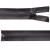 Молния водонепроницаемая PVC Т-7, 60 см, разъемная, цвет (301) т.серый - купить в Нальчике. Цена: 49.39 руб.