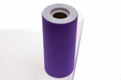 Фатин в шпульках 16-85, 10 гр/м2, шир. 15 см (в нам. 25+/-1 м), цвет фиолетовый - купить в Нальчике. Цена: 100.69 руб.