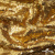 Трикотажное полотно, Сетка с пайетками,188 гр/м2, шир.140 см, цв.-тем.золото (#51) - купить в Нальчике. Цена 505.15 руб.